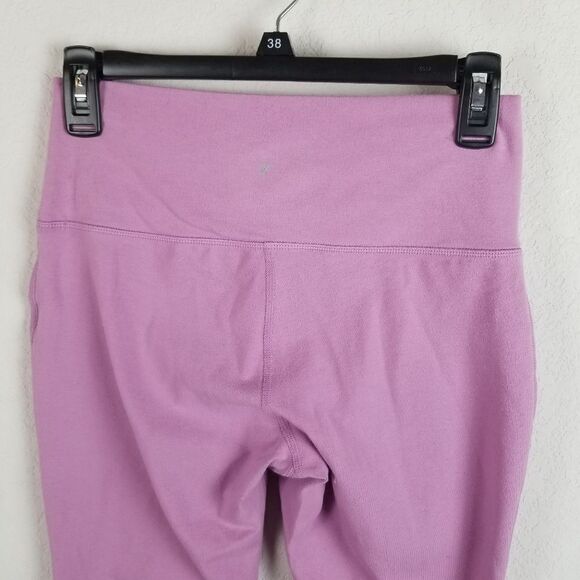 Old Navy Active Go Dry Lattice Hem Lilac Leggings Size‎ M - Picture 5 of 10